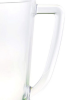 2.75 Quarts Water Pitcher with Lid, Oval Halo Design Unbreakable Plastic Pitcher, Drink Pitcher, Juice Pitcher with Spout BPA Free