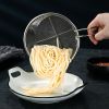 1pc Frying Strainer Basket Frying Net Hedge Noodle Spoon Frying Net Frying Basket Frying Leak Net French Fries Kitchen Foldable