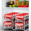 Soda Can Organizer Storage Rack, 2 Pack Stackable Beverage Soda Can Dispenser Organizer Holder for Refrigerator, Cabinet, Pantry